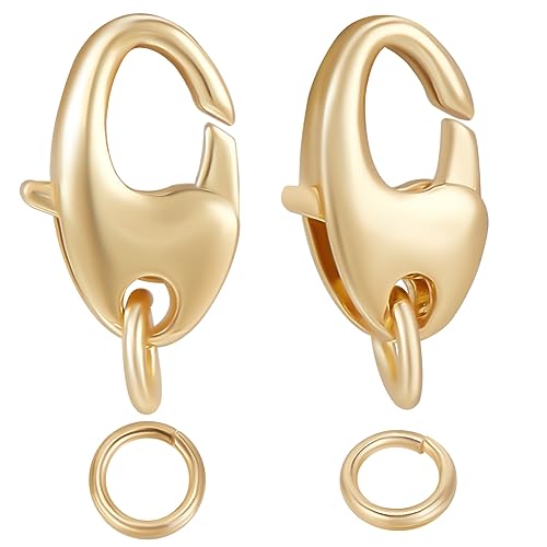 Beebeecraft 1 Box 44 Stück Karabinerverschlüsse 18 Karat Vergoldet Ovale Schlüsselringverschlüsse Haken Mit Offenem Biegering Aus Edelstahl Für Die Schmuckherstellung Schlüsselband Kunst Handwerk Beebeecraft 1 Box 44 Stück Karabinerverschlüsse 18 Karat Vergoldet Ovale Schlüsselringverschlüsse Haken Mit Offenem Biegering Aus Edelstahl Für Die Schmuckherstellung Schlüsselband Kunst Handwerk von Beebeecraft