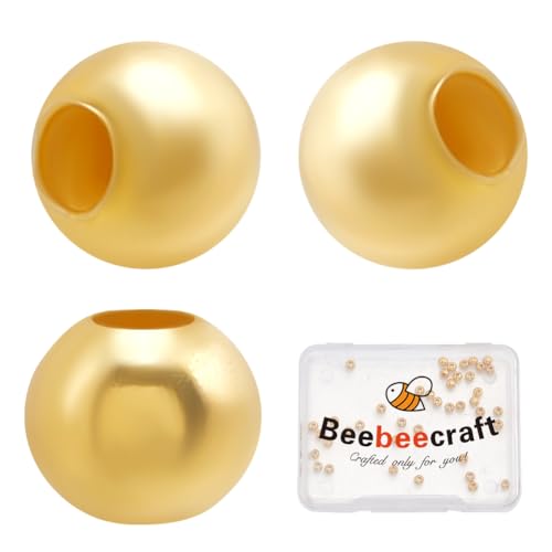 Beebeecraft 1 Box 50 Stück 3 mm Goldene Abstandsperlen 18 Karat Vergoldet 925 Sterlingsilber Glatte Runde Perlen Langlebige Abstandshalter Für Hawaii Lagenarmbänder Halsketten Schmuck DIY Beebeecraft 1 Box 50 Stück 3 mm Goldene Abstandsperlen 18 Karat Vergoldet 925 Sterlingsilber Glatte Runde Perlen Langlebige Abstandshalter Für Hawaii Lagenarmbänder Halsketten Schmuck DIY von Beebeecraft