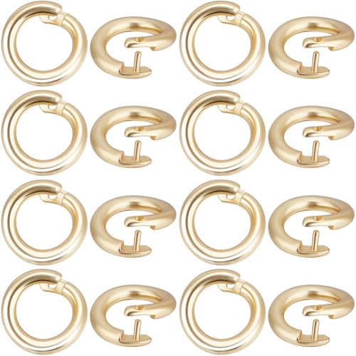 Beebeecraft 1 Box 50 Stück Geteilter Biegering Außendurchmesser 5.5mm Innendurchmesser 3mm 18 Karat Vergoldet Runder Verbinder Verriegelbare Biegeringe Offener O Ring Für Charms Halsketten Anhänger von Beebeecraft