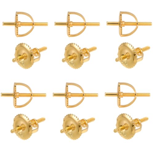 Beebeecraft 1 Box 6 Sets Goldene Ohrringverschlüsse Ersatz 925 sichere Ohrverschlüsse Aus Sterlingsilber Mit Stiften Für Ohrstecker Beebeecraft 1 Box 6 Sets Goldene Ohrringverschlüsse Ersatz 925 sichere Ohrverschlüsse Aus Sterlingsilber Mit Stiften Für Ohrstecker von Beebeecraft