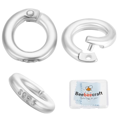 Beebeecraft 1 Box Mit 10 Biegeringen 925 Stück Runder Verschluss Aus Sterlingsilber 6mm Offener Biegering Zur Schmuckherstellung Beebeecraft 1 Box Mit 10 Biegeringen 925 Stück Runder Verschluss Aus Sterlingsilber 6mm Offener Biegering Zur Schmuckherstellung von Beebeecraft