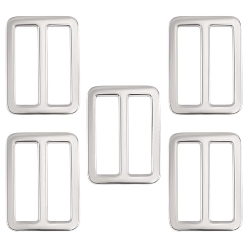 Beebeecraft 1 Box Mit 10 silbernen Schiebeschnallen Flacher Ersatz Für Rechteckige Gürtelschnallen 32mm Legierung Dreieckige Gurtschnallen Verschlüsse Für Gurtband Umreifungstaschen Geldbörsen Beebeecraft 1 Box Mit 10 silbernen Schiebeschnallen Flacher Ersatz Für Rechteckige Gürtelschnallen 32mm Legierung Dreieckige Gurtschnallen Verschlüsse Für Gurtband Umreifungstaschen Geldbörsen von Beebeecraft