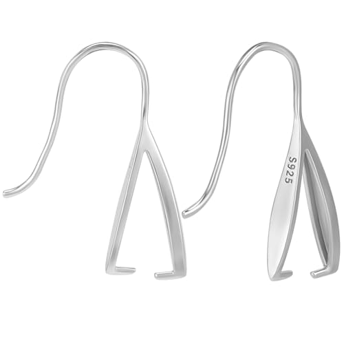 Beebeecraft 1 Box Mit 4 Ohrringhaken Rhodiniert 925 Stück Dreieckiger Creolen Sterlingsilber Einfache Basis Blanker Ohrhaken Mit Poliertuch Für Die Schmuckherstellung Ohrringe DIY Bastelzubehör Beebeecraft 1 Box Mit 4 Ohrringhaken Rhodiniert 925 Stück Dreieckiger Creolen Sterlingsilber Einfache Basis Blanker Ohrhaken Mit Poliertuch Für Die Schmuckherstellung Ohrringe DIY Bastelzubehör von Beebeecraft