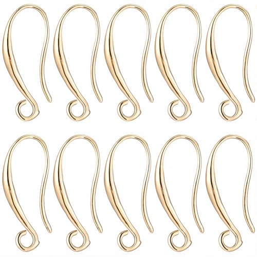 Beebeecraft 1 Box Mit 40 goldenen Ohrringhaken Zur Schmuckherstellung Französische Ohrhaken Aus 18 Karat Vergoldetem Messing Für DIY Ohrringhandwerk Beebeecraft 1 Box Mit 40 goldenen Ohrringhaken Zur Schmuckherstellung Französische Ohrhaken Aus 18 Karat Vergoldetem Messing Für DIY Ohrringhandwerk von Beebeecraft