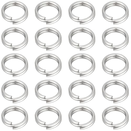 Beebeecraft 1 Box Mit 400 Biegeringen Mit Doppelschlaufe 304 offene Biegeringe Aus Edelstahl Geteilte Runde Ringe Für DIY Armbänder Halsketten Schlüsselanhänger Basteln Schmuckherstellung Zubehör 8mm Beebeecraft 1 Box Mit 400 Biegeringen Mit Doppelschlaufe 304 offene Biegeringe Aus Edelstahl Geteilte Runde Ringe Für DIY Armbänder Halsketten Schlüsselanhänger Basteln Schmuckherstellung Zubehör 8mm von Beebeecraft