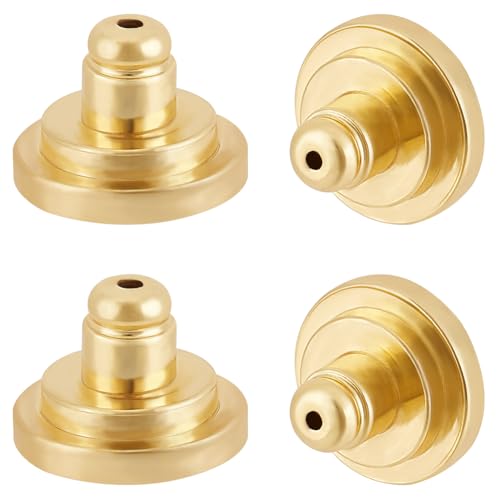 Beebeecraft 1 Box Mit 8 Ohrringverschlüssen Für Hängende Ohren. Echte 18K Vergoldete Ohrmuttern als Ersatz Sicherer Verschluss Für Schwere Ohrringe. Beebeecraft 1 Box Mit 8 Ohrringverschlüssen Für Hängende Ohren. Echte 18K Vergoldete Ohrmuttern als Ersatz Sicherer Verschluss Für Schwere Ohrringe. von Beebeecraft