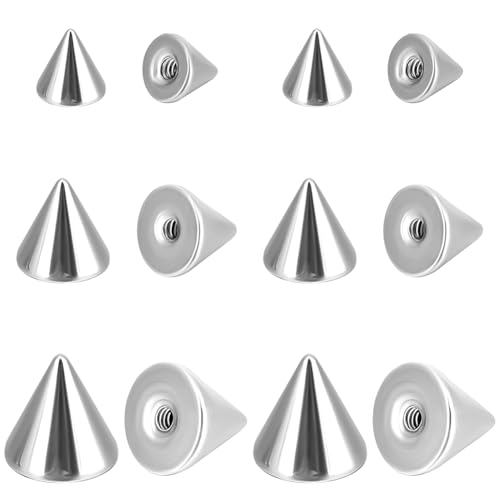 Beebeecraft 1 Box Mit 90 Stück 3 Größen Ohrring Schraubverschlüsse Für Ohrstecker 3/4/5mm Kegelförmiger Ohrringverschluss Aus Edelstahl Ersatzohrmuttern Aus Metall Und Silber (Loch: 20/21 Gauge) Beebeecraft 1 Box Mit 90 Stück 3 Größen Ohrring Schraubverschlüsse Für Ohrstecker 3/4/5mm Kegelförmiger Ohrringverschluss Aus Edelstahl Ersatzohrmuttern Aus Metall Und Silber (Loch: 20/21 Gauge) von Beebeecraft