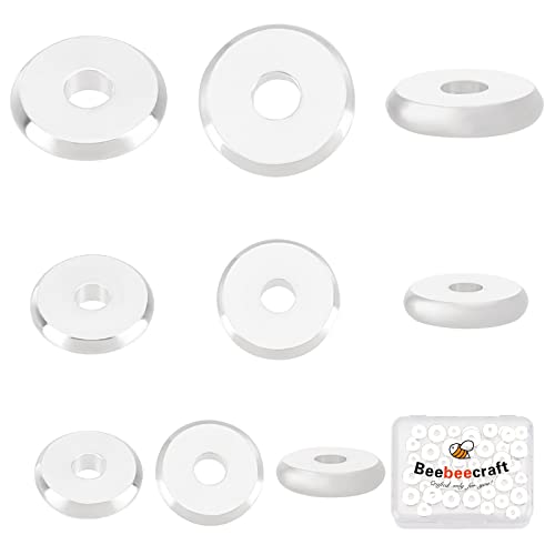 Beebeecraft 1 Schachtel 60 Stück 3 Größen Flache Runde Zwischenperlen 925 Sterling Silber Vergoldete Messingscheibe Lose Schmuckherstellung Perlen Für DIY Armband Ohrring Halskette Beebeecraft 1 Schachtel 60 Stück 3 Größen Flache Runde Zwischenperlen 925 Sterling Silber Vergoldete Messingscheibe Lose Schmuckherstellung Perlen Für DIY Armband Ohrring Halskette von Beebeecraft