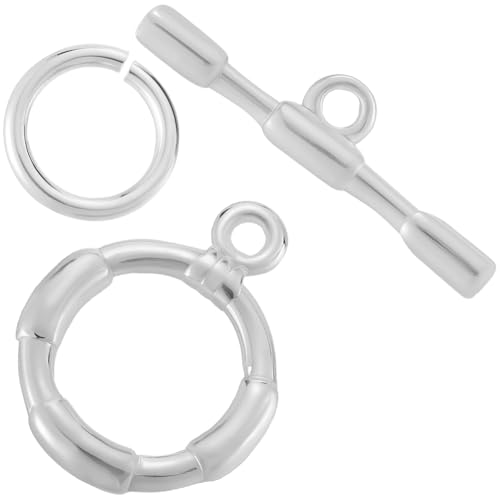 Beebeecraft 10 Set Knebelverschluss 925 Sterlingsilber Beschichtete Bambus OT T Bar Knebelverschlüsse Verschlussverbinder Endverschluss Für Armband Halskette Schmuckherstellung Beebeecraft 10 Set Knebelverschluss 925 Sterlingsilber Beschichtete Bambus OT T Bar Knebelverschlüsse Verschlussverbinder Endverschluss Für Armband Halskette Schmuckherstellung von Beebeecraft