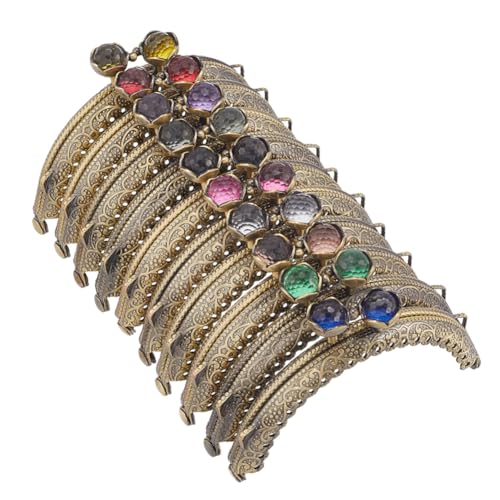 Beebeecraft 10 Stück 10 Farben Kiss Lock Geldbörsenrahmen Metall Antik Bronze Geldbörsenverschluss Retro Griff Bogenform Clutch Für Münzhandtasche Taschenherstellung DIY Beebeecraft 10 Stück 10 Farben Kiss Lock Geldbörsenrahmen Metall Antik Bronze Geldbörsenverschluss Retro Griff Bogenform Clutch Für Münzhandtasche Taschenherstellung DIY von Beebeecraft