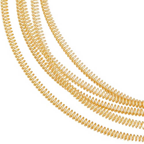 Beebeecraft 2 m Kupferdraht 24 Karat Vergoldetes Messing Rund Flexibler Spulendraht Für Stickereien Und Schmuckherstellung. Beebeecraft 2 m Kupferdraht 24 Karat Vergoldetes Messing Rund Flexibler Spulendraht Für Stickereien Und Schmuckherstellung. von Beebeecraft