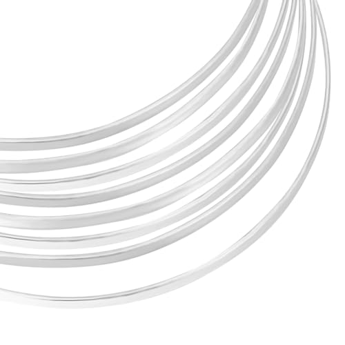 Beebeecraft 2 mm 25 Gauge Silberdraht 9999 Sterling Silber 50cm Rechteckiger Flacher BastelSchmuckdraht Mit 2 WildlederPoliertuch Für DrahtwickelDIYSchmuckherstellung Armbänder Und Ohrringe Beebeecraft 2 mm 25 Gauge Silberdraht 9999 Sterling Silber 50cm Rechteckiger Flacher BastelSchmuckdraht Mit 2 WildlederPoliertuch Für DrahtwickelDIYSchmuckherstellung Armbänder Und Ohrringe von Beebeecraft