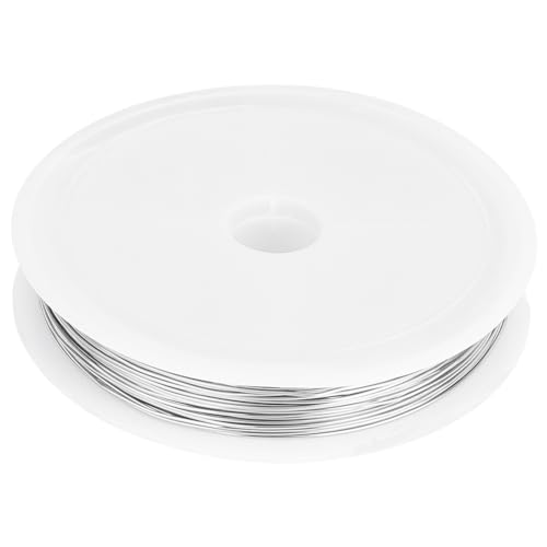 Beebeecraft 20 m/65.6 Fuß Schmuckdraht 0.8 mm 21 Gauge Edelstahl Metall Floristen Dekoration Rundes Flexibles Basteldrahtseil Für DIY Schmuckherstellung Beebeecraft 20 m/65.6 Fuß Schmuckdraht 0.8 mm 21 Gauge Edelstahl Metall Floristen Dekoration Rundes Flexibles Basteldrahtseil Für DIY Schmuckherstellung von Beebeecraft