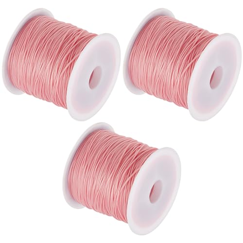 Beebeecraft 3 Rolle 50 m Flache Elastische Kristallschnur 0.8 mm Rosa Dehnbare Schnur Perlenarmband Kristallfaden Für Armbänder Und Schmuckherstellung Beebeecraft 3 Rolle 50 m Flache Elastische Kristallschnur 0.8 mm Rosa Dehnbare Schnur Perlenarmband Kristallfaden Für Armbänder Und Schmuckherstellung von Beebeecraft