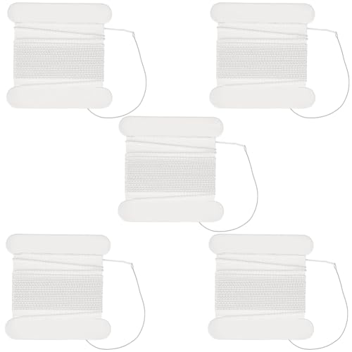 Beebeecraft 5 Stück 2 m X 0.6mm Seidenschnur Zum Auffädeln von Perlen Seidenfaden Mit Karte Weiße Natürliche Reine Seidenperlen Drehschnüre Zum Herstellen von Schmuck Auffädeln Weben Knüpfen Zubehör Beebeecraft 5 Stück 2 m X 0.6mm Seidenschnur Zum Auffädeln von Perlen Seidenfaden Mit Karte Weiße Natürliche Reine Seidenperlen Drehschnüre Zum Herstellen von Schmuck Auffädeln Weben Knüpfen Zubehör von Beebeecraft