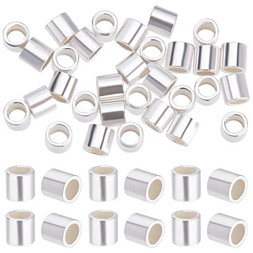 Beebeecraft 50 Stück/Box Crimp Tube Beads 925 Sterling Silber Crimp Tube Spacer 2mm Kordel Endkappen Lose Stopper Beads Für Ohrring Halskette Beebeecraft 50 Stück/Box Crimp Tube Beads 925 Sterling Silber Crimp Tube Spacer 2mm Kordel Endkappen Lose Stopper Beads Für Ohrring Halskette von Beebeecraft