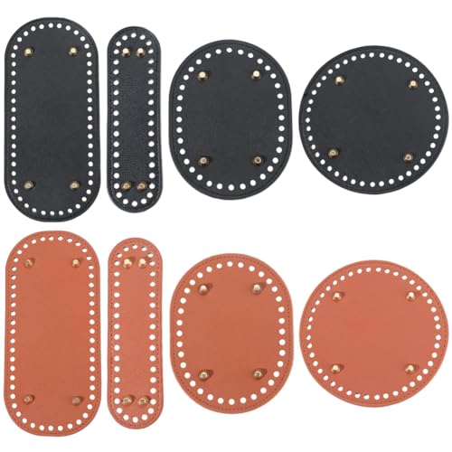 Beebeecraft 8 Stile Leder Tasche Bottom Shaper Crochet Handtasche Basis Oval Rund Kunstleder Tasche Einsatz Kissen mit Löchern für DIY Stricken Häkeln Schulter Handtasche Geldbörse Herstellung Zubehör Beebeecraft 8 Stile Leder Tasche Bottom Shaper Crochet Handtasche Basis Oval Rund Kunstleder Tasche Einsatz Kissen mit Löchern für DIY Stricken Häkeln Schulter Handtasche Geldbörse Herstellung Zubehör von Beebeecraft