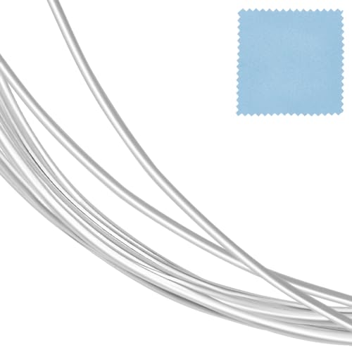 Beebeecraft Draht Aus Feinem Sterlingsilber 1 mm 18 Gauge 999 1.64 Fuß Zum Basteln von Schmuck Absolut Weicher Runder Draht Für Selbstgemachte Armbänder Ohrringe Schmuckherstellung Zubehör Beebeecraft Draht Aus Feinem Sterlingsilber 1 mm 18 Gauge 999 1.64 Fuß Zum Basteln von Schmuck Absolut Weicher Runder Draht Für Selbstgemachte Armbänder Ohrringe Schmuckherstellung Zubehör von Beebeecraft