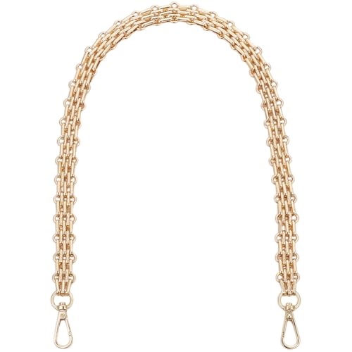 Beebeecraft Goldfarbener Taschengurt Aus Metall Ersatz Geldbörsenkette Breiter Dicker Verlängerungsgurt Für Umhängetaschen Mit Drehverschlüssen Für Handtaschen Zum Selbermachen 60cm Beebeecraft Goldfarbener Taschengurt Aus Metall Ersatz Geldbörsenkette Breiter Dicker Verlängerungsgurt Für Umhängetaschen Mit Drehverschlüssen Für Handtaschen Zum Selbermachen 60cm von Beebeecraft