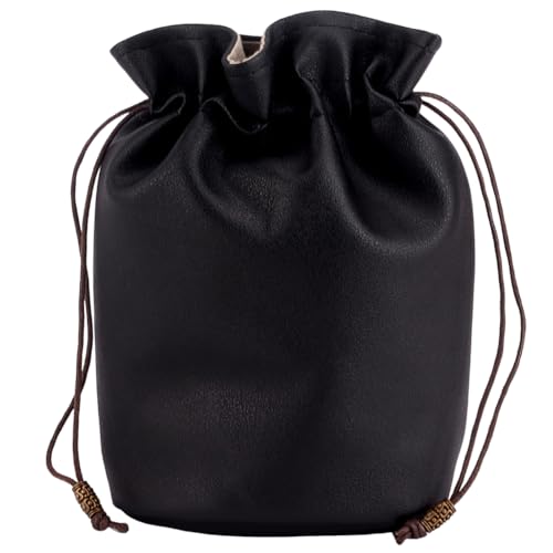 Beebeecraft Münzbeutel Aus PU Leder Mittelalterlicher Kordelzugbeutel Geldbörse Vintage Mittelalter Tragbar Renaissance Würfelbeutel Für Cosplay Reenactment Wechselgeldhalter Organizer Herren Und Beebeecraft Münzbeutel Aus PU Leder Mittelalterlicher Kordelzugbeutel Geldbörse Vintage Mittelalter Tragbar Renaissance Würfelbeutel Für Cosplay Reenactment Wechselgeldhalter Organizer Herren Und von Beebeecraft