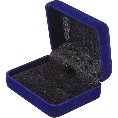 Beebeecraft Samt Manschettenknöpfe Box 2.38X2.99X1.18 Zoll Schmuckschatulle Geschenkbox Verlobung Geburtstag Jubiläum Geschenk Beebeecraft Samt Manschettenknöpfe Box 2.38X2.99X1.18 Zoll Schmuckschatulle Geschenkbox Verlobung Geburtstag Jubiläum Geschenk von Beebeecraft