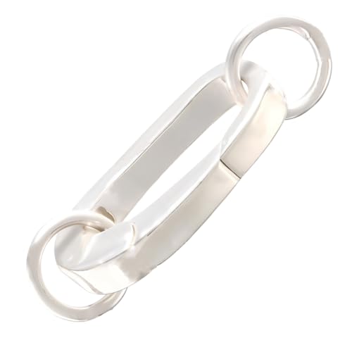 Beebeecraft Silberner Federtorring 925 Sterlingsilber Halsketten Federverschluss Karabinerhaken Für Armband Schmuckherstellung Schlüsselanhänger DIY Bastelzubehör Beebeecraft Silberner Federtorring 925 Sterlingsilber Halsketten Federverschluss Karabinerhaken Für Armband Schmuckherstellung Schlüsselanhänger DIY Bastelzubehör von Beebeecraft