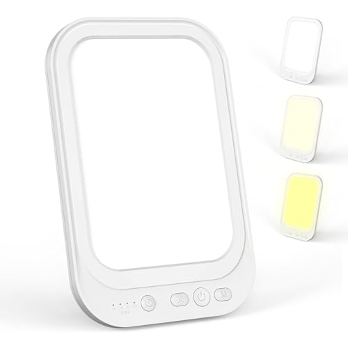 Beedove Tageslichtlampe 10000 Lux, Lichttherapielampe mit 4 Timern & 5 Helligkeitsstufen, Sonnenlicht Lampe für Lichttherapie, Faltbarer Ständer lichttherapie für den Büro/Zuhause Beedove Tageslichtlampe 10000 Lux, Lichttherapielampe mit 4 Timern & 5 Helligkeitsstufen, Sonnenlicht Lampe für Lichttherapie, Faltbarer Ständer lichttherapie für den Büro/Zuhause von Beedove