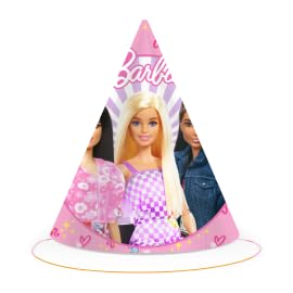 BeenSmile, BARBIE GEBURTSTAGSHUT, Papphüte, Kindergeburtstag Dekoration, Geburtstag Party Hüte, 6 Stk. BeenSmile, BARBIE GEBURTSTAGSHUT, Papphüte, Kindergeburtstag Dekoration, Geburtstag Party Hüte, 6 Stk. von BeenSmile