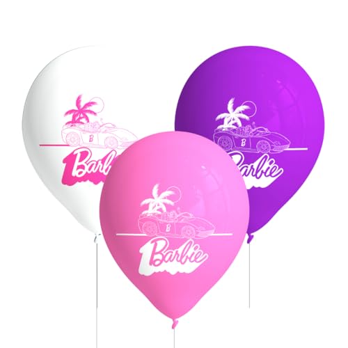 BeenSmile, BARBIE LATEX BALLONS, Luftballons aus Latex, Kindergeburtstag Dekoration, Kinder-Party-Zubehör, 8 Ballons BeenSmile, BARBIE LATEX BALLONS, Luftballons aus Latex, Kindergeburtstag Dekoration, Kinder-Party-Zubehör, 8 Ballons von BeenSmile