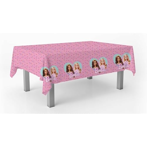 BeenSmile, Barbie-Tischdecke, Geburtstagsdekoration, Artikel für Kinderpartys, Feiern und Geburtstage, 1 Stück, 120 x 180 cm BeenSmile, Barbie-Tischdecke, Geburtstagsdekoration, Artikel für Kinderpartys, Feiern und Geburtstage, 1 Stück, 120 x 180 cm von BeenSmile