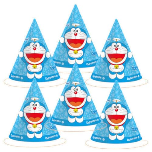 BeenSmile, DORAEMON GEBURTSTAGSHUT, Papphüte, Kindergeburtstag Dekoration, Geburtstag Party Hüte, 6 Stk. BeenSmile, DORAEMON GEBURTSTAGSHUT, Papphüte, Kindergeburtstag Dekoration, Geburtstag Party Hüte, 6 Stk. von BeenSmile