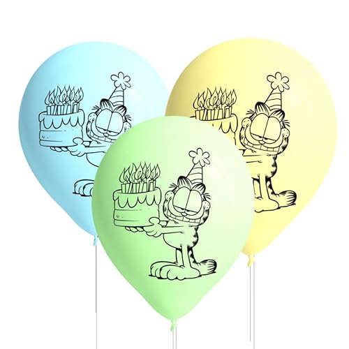 BeenSmile, GARFIELD LATEX BALLONS, Luftballons aus Latex, Kindergeburtstag Dekoration, Kinder-Party-Zubehör, 8 Ballons BeenSmile, GARFIELD LATEX BALLONS, Luftballons aus Latex, Kindergeburtstag Dekoration, Kinder-Party-Zubehör, 8 Ballons von BeenSmile