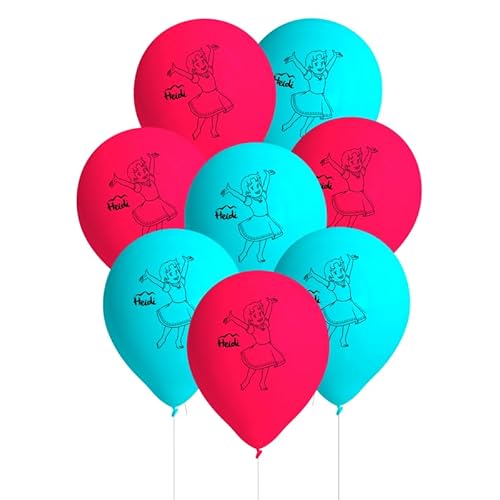 BeenSmile, HEIDI LATEX BALLONS, Luftballons aus Latex, Kindergeburtstag Dekoration, Kinder-Party-Zubehör, 8 Ballons BeenSmile, HEIDI LATEX BALLONS, Luftballons aus Latex, Kindergeburtstag Dekoration, Kinder-Party-Zubehör, 8 Ballons von BeenSmile