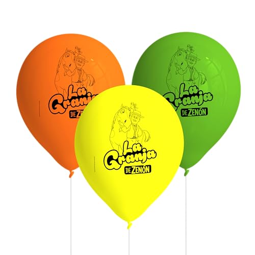 BeenSmile, LA GRANJA DE ZENON LATEX BALLONS, Luftballons aus Latex, Kindergeburtstag Dekoration, Kinder-Party-Zubehör, 8 Ballons BeenSmile, LA GRANJA DE ZENON LATEX BALLONS, Luftballons aus Latex, Kindergeburtstag Dekoration, Kinder-Party-Zubehör, 8 Ballons von BeenSmile