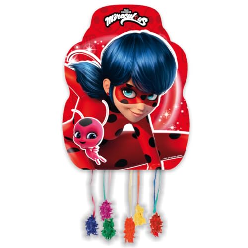 BeenSmile, Miraculous Pinata, mittelgroß, Marienkäfer, Partyartikel, Pinata zum Befüllen mit Spielzeug oder Süßigkeiten, Dekoration für Kinderpartys, Geburtstage und Feiern BeenSmile, Miraculous Pinata, mittelgroß, Marienkäfer, Partyartikel, Pinata zum Befüllen mit Spielzeug oder Süßigkeiten, Dekoration für Kinderpartys, Geburtstage und Feiern von BeenSmile