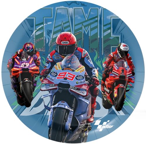 BeenSmile, Moto GP 8 Teller 23 cm, Einwegteller für Kindergeburtstage, Artikel zur Dekoration von Themenpartys BeenSmile, Moto GP 8 Teller 23 cm, Einwegteller für Kindergeburtstage, Artikel zur Dekoration von Themenpartys von BeenSmile