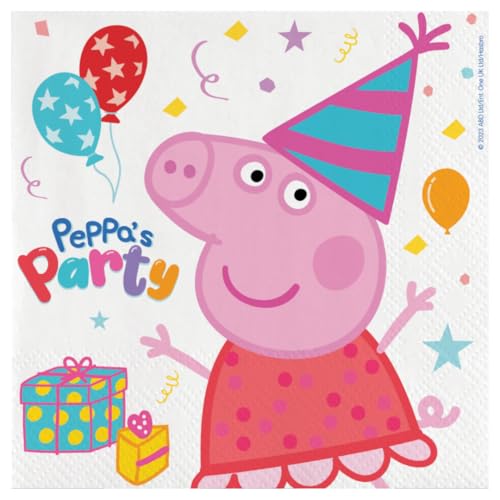 BeenSmile, PEPPA PIG 33 CM Servietten, Papierservietten, Partyzubehör, Partys, Feiern und Kindergeburtstage, 20 Stück 33 CM BeenSmile, PEPPA PIG 33 CM Servietten, Papierservietten, Partyzubehör, Partys, Feiern und Kindergeburtstage, 20 Stück 33 CM von BeenSmile