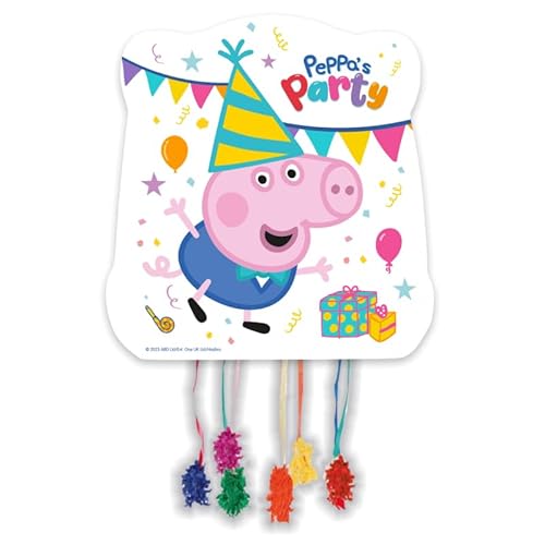 BeenSmile, Piñata Basic PEPPA PIG, Partyartikel, Pinata zum Befüllen mit Spielzeug oder Süßigkeiten, Dekoration für Kinderpartys, Geburtstage und Feiern BeenSmile, Piñata Basic PEPPA PIG, Partyartikel, Pinata zum Befüllen mit Spielzeug oder Süßigkeiten, Dekoration für Kinderpartys, Geburtstage und Feiern von BeenSmile