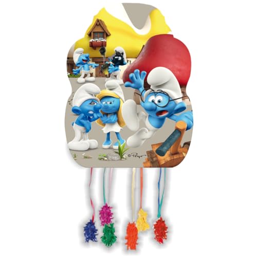 BeenSmile, PIÑATA Medium PITUFOS, Partyzubehör, Pinata zum Befüllen mit Spielzeug oder Leckereien, Dekoration für Kinderpartys, Geburtstage und Feiern BeenSmile, PIÑATA Medium PITUFOS, Partyzubehör, Pinata zum Befüllen mit Spielzeug oder Leckereien, Dekoration für Kinderpartys, Geburtstage und Feiern von BeenSmile