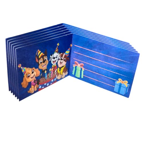 BeenSmile, Paw Patrol, Einladungskarten Kindergeburtst, Einladungen Kindergeburtstag Jungs und Mädchen, ade deine Freunde mit dieser Karte deiner Lieblingsfiguren aus zu deiner Party ein!, 6 U BeenSmile, Paw Patrol, Einladungskarten Kindergeburtst, Einladungen Kindergeburtstag Jungs und Mädchen, ade deine Freunde mit dieser Karte deiner Lieblingsfiguren aus zu deiner Party ein!, 6 U von BeenSmile