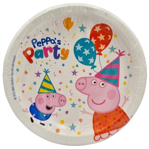 BeenSmile, Peppa Wutz Geburtstagsteller, Einwegteller für Kindergeburtstag, Dekorationsartikel für Kinderfeste und Feiern, 8 Teller 18CM BeenSmile, Peppa Wutz Geburtstagsteller, Einwegteller für Kindergeburtstag, Dekorationsartikel für Kinderfeste und Feiern, 8 Teller 18CM von BeenSmile