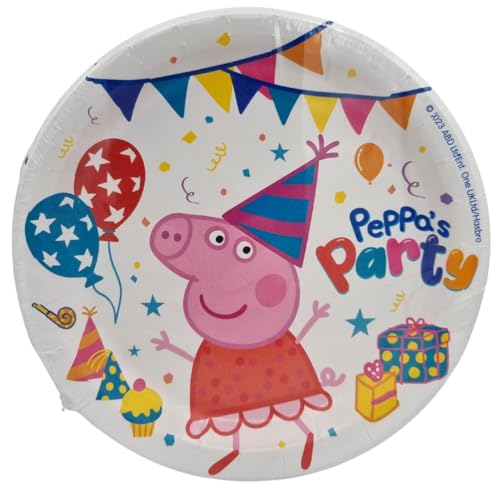 BeenSmile, Peppa Wutz Geburtstagsteller, Einwegteller für Kindergeburtstag, Dekorationsartikel für Kinderfeste und Feiern, 8 Teller BeenSmile, Peppa Wutz Geburtstagsteller, Einwegteller für Kindergeburtstag, Dekorationsartikel für Kinderfeste und Feiern, 8 Teller von BeenSmile