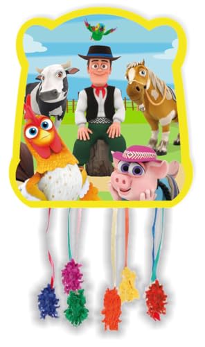 BeenSmile, Pinata BASIC La Bauernhof von ZENON, Partyzubehör, Pinata zum Befüllen mit Spielzeug oder Leckereien, Dekoration für Kinderpartys, Geburtstage und Feiern BeenSmile, Pinata BASIC La Bauernhof von ZENON, Partyzubehör, Pinata zum Befüllen mit Spielzeug oder Leckereien, Dekoration für Kinderpartys, Geburtstage und Feiern von BeenSmile