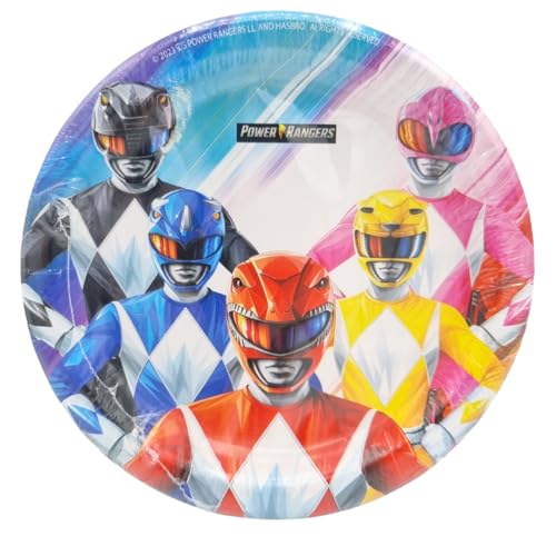 BeenSmile, Power Rangers 8 Teller 18 cm, Einwegteller für Kindergeburtstage, Artikel zur Dekoration von Themenpartys BeenSmile, Power Rangers 8 Teller 18 cm, Einwegteller für Kindergeburtstage, Artikel zur Dekoration von Themenpartys von BeenSmile