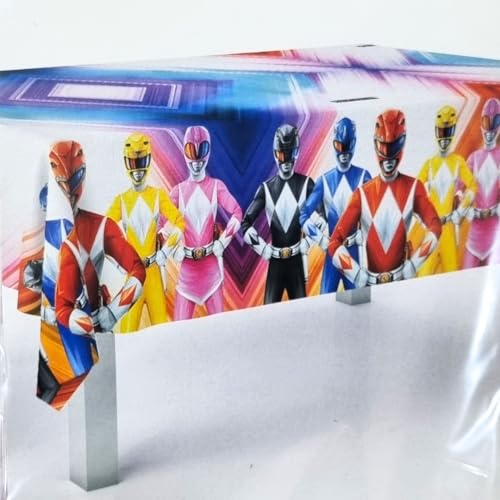 BeenSmile, Power Rangers, Tischdecke, Geburtstagsdekoration, Artikel für Kinderpartys, Feiern und Geburtstage, 1 Stück, 120 x 180 cm BeenSmile, Power Rangers, Tischdecke, Geburtstagsdekoration, Artikel für Kinderpartys, Feiern und Geburtstage, 1 Stück, 120 x 180 cm von BeenSmile