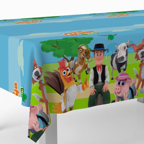 BeenSmile, Tischdecke La Farm de Zenon, Geburtstags-Dekoration, Artikel für Kinderpartys, Feiern und Geburtstage, 1 Stück, 120 x 180 cm BeenSmile, Tischdecke La Farm de Zenon, Geburtstags-Dekoration, Artikel für Kinderpartys, Feiern und Geburtstage, 1 Stück, 120 x 180 cm von BeenSmile