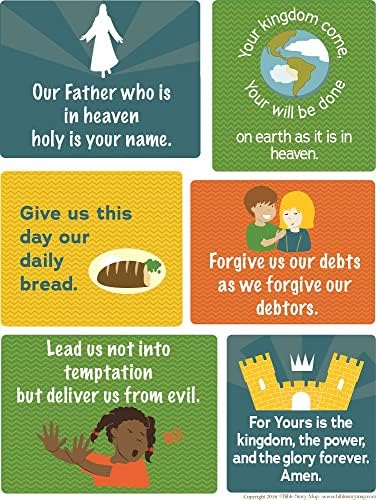 Lord's Prayer Poster – 43,2 x 55,9 cm – Christliche Geschichte & Kunst für Zuhause, Kirche oder Sonntags-Bibelschule – einzigartige lustige Geschenkidee für Kinder oder Jugendliche zum Geburtstag – Lord's Prayer Poster – 43,2 x 55,9 cm – Christliche Geschichte & Kunst für Zuhause, Kirche oder Sonntags-Bibelschule – einzigartige lustige Geschenkidee für Kinder oder Jugendliche zum Geburtstag – von Beersheba
