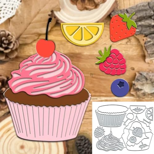 Erdbeer-Cupcake-Metall-Stanzformen, Erdbeer-Cupcake-Rahmen, Stanzformen, Schablonen, Kartenpapier, Basteln, Schablonen, Album, Prägepapier, Stanzformen für Kartenherstellung, Scrapbooking Erdbeer-Cupcake-Metall-Stanzformen, Erdbeer-Cupcake-Rahmen, Stanzformen, Schablonen, Kartenpapier, Basteln, Schablonen, Album, Prägepapier, Stanzformen für Kartenherstellung, Scrapbooking von BeetirryHu