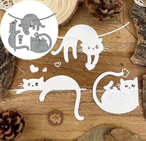 Metall-Stanzformen mit Katzenmotiven, schöne liegende Katzen, Metall-Stanzschablonen, Schablonen, Kartenpapier, Basteln, Vorlage, Metall-Stanzformen, Album, Prägepapier-Stanzformen für Metall-Stanzformen mit Katzenmotiven, schöne liegende Katzen, Metall-Stanzschablonen, Schablonen, Kartenpapier, Basteln, Vorlage, Metall-Stanzformen, Album, Prägepapier-Stanzformen für von BeetirryHu