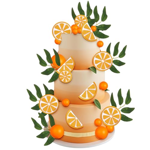 Beeveer Cupcake-Aufsätze, Polymer-Ton, orangefarbene Kugeln, Blätter, Cupcake-Picks, Zitrus-Kuchendekorationen für kleine süße Babypartys, Mandarine, Clementine, Obst, Geburtstagsparty, 22 Stück Beeveer Cupcake-Aufsätze, Polymer-Ton, orangefarbene Kugeln, Blätter, Cupcake-Picks, Zitrus-Kuchendekorationen für kleine süße Babypartys, Mandarine, Clementine, Obst, Geburtstagsparty, 22 Stück von Beeveer